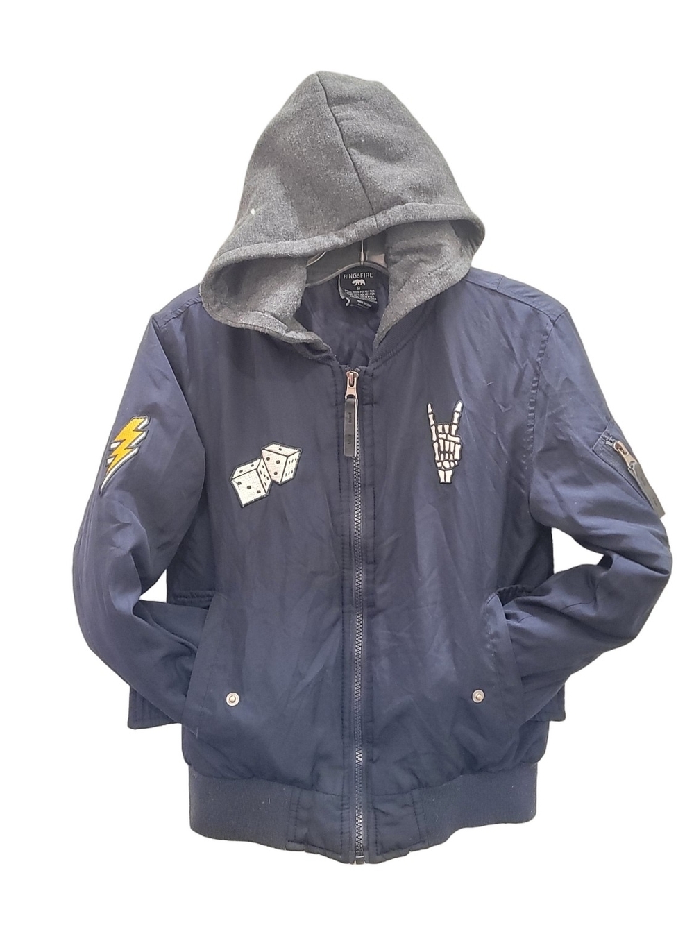 Ring of Fire Big Boys Lionel flight jacket Sz Small